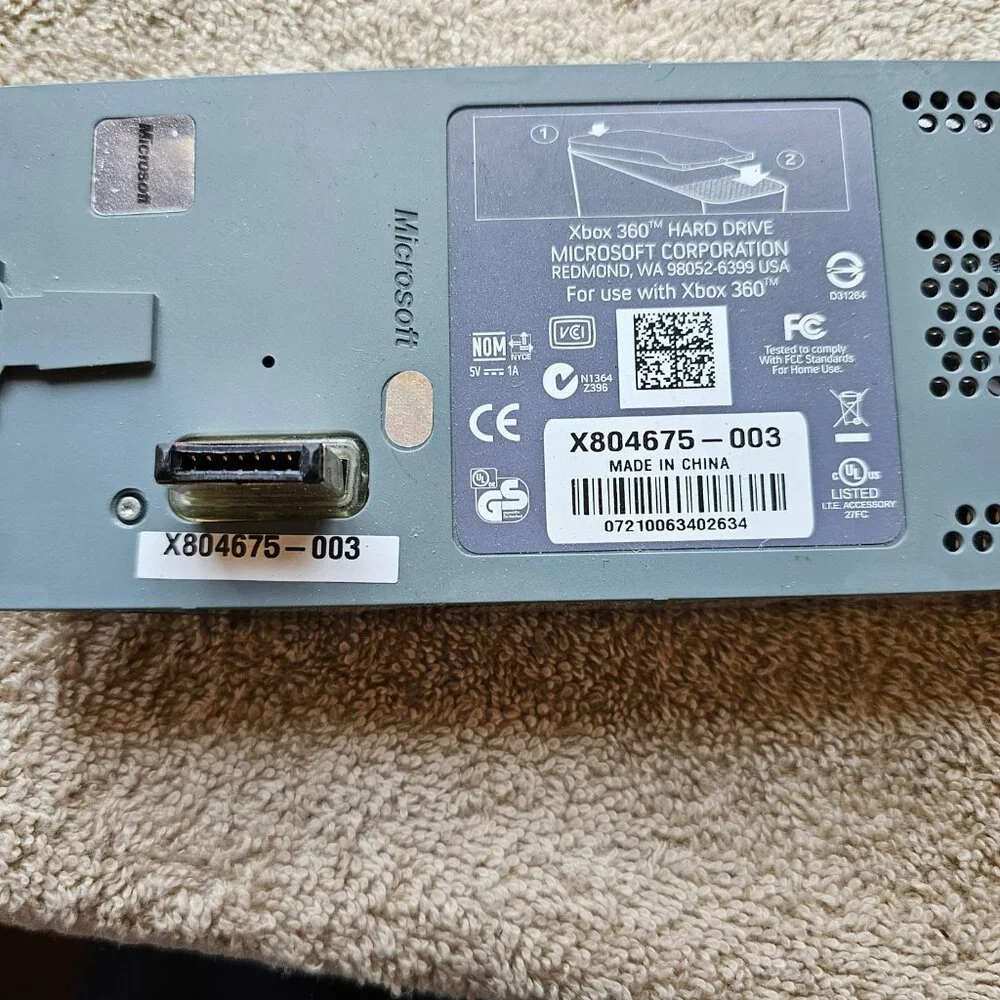 X Box 360 vintage HDD Hard drive